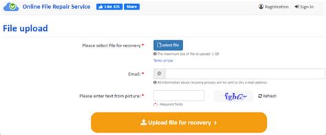 Free Online File Repair .